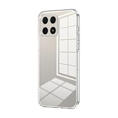 Per Honor 30i Custodia per telefono con foro sottile con placcatura trasparente (trasparente)