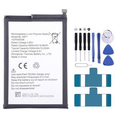 Per Tecno Pop 4 / Camon 15 Batteria di ricambio BL-49FT 5000mAh