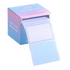 256 pezzi/scatola estrai foglietti adesivi per biglietti promemoria per ufficio (blu sfumato)