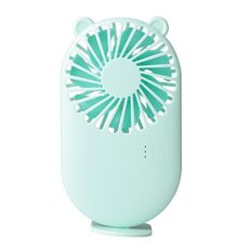 Supporto per telefono portatile con ventola portatile USB mini tascabile (verde)