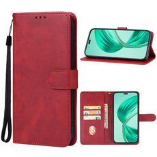 Custodia per telefono in pelle Honor X8b (rossa)