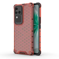 Custodia per telefono a nido d'ape antiurto per vivo S18 (rossa)