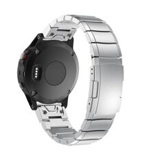 Per cinturino per orologio Garmin MARQ Commander da 22 mm in lega di titanio a sgancio rapido (argento)
