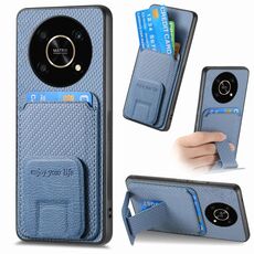 Custodia pieghevole per telefono Honor Magic4 5G in fibra di carbonio (blu)
