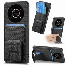 Custodia pieghevole per telefono Honor Magic4 5G in fibra di carbonio (nera)