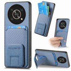 Custodia pieghevole per telefono con supporto pieghevole per Honor X30/X9 5G/Magic4 Lite (blu)