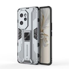 Custodia per telefono TPU ibrida per PC Supersonic Armor per Honor 100 Pro (grigio)