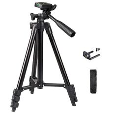 Staffa di atterraggio retrattile per fotografia con treppiede live in alluminio per fotocamera DSLR portatile, specifica: treppiede da 150 cm + clip + borsa