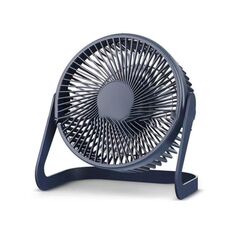 Ventilatore elettrico mini USB da tavolo (blu scuro)