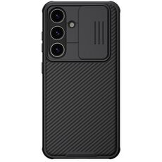 Per Samsung Galaxy S24 5G NILLKIN Black Mirror Pro Series Camshield Custodia per PC (Nero)