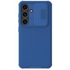 Per Samsung Galaxy S24 5G NILLKIN Black Mirror Pro Series Camshield Custodia per PC (blu)