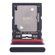 Per Xiaomi Redmi Note 11T Pro Vassoio scheda SIM + Vassoio scheda SIM/Vassoio scheda Micro SD (Nero)