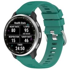 Per cinturino in silicone con trama incrociata Garmin D2 Air X10 da 43 mm (verde)
