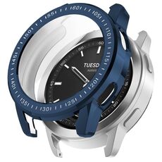 Per Xiaomi Watch S3 Pacchetto completo Custodia protettiva per orologio elettrolitico in TPU (blu notte)