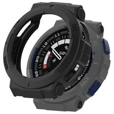 Per Amazfit Active Edge A2212 Custodia protettiva per orologio in TPU armatura cava mezza confezione (nera)
