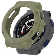 Per Amazfit Active Edge A2212 Custodia protettiva per orologio in TPU armatura cava mezza confezione (verde)