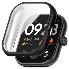 Per Redmi Watch 4 Custodia protettiva per orologio elettrolitico in TPU con pacchetto completo (nera)
