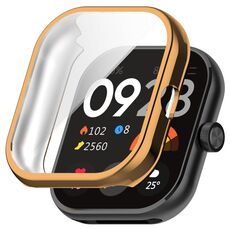 Per Redmi Watch 4 Custodia protettiva per orologio elettrolitico in TPU con pacchetto completo (oro rosa)