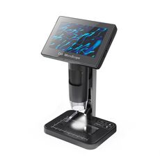 Microscopio digitale elettronico HD Lente d'ingrandimento elettronica per cellule biologiche con tasto touch da 5 pollici 8000X