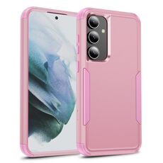Custodia protettiva antiurto per Samsung Galaxy S24 5G TPU + PC (rosa)