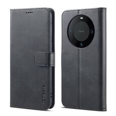 Per Honor X50 LC.IMEEKE Custodia per cellulare in pelle con texture di vitello (nera)