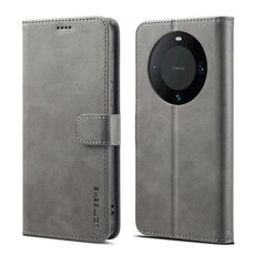 Per Honor X50 LC.IMEEKE Custodia per telefono in pelle con texture di vitello (grigio)