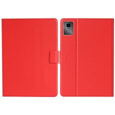 Per Lenovo Tab M11/Xiaoxin Pad 11 2024 Custodia tablet in pelle intelligente in puro colore (rosso)