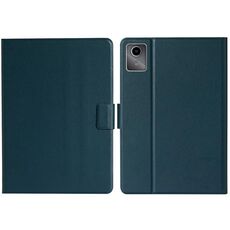 Per Lenovo Tab M11/Xiaoxin Pad 11 2024 Custodia per tablet in pelle intelligente in puro colore (verde intenso)
