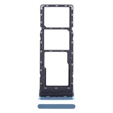 Per Tecno Phantom X Vassoio scheda SIM + Vassoio scheda SIM + Vassoio scheda Micro SD (Blu)