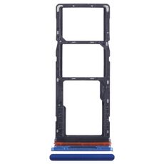Per Tecno Pop 5 Pro Vassoio scheda SIM + Vassoio scheda SIM + Vassoio scheda Micro SD (Blu)