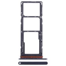 Per Tecno Pop 7 BF6 Vassoio scheda SIM + Vassoio scheda SIM + Vassoio scheda micro SD (Nero)