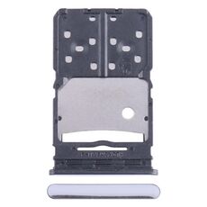 Per Tecno Camon 20 Vassoio scheda SIM + Vassoio scheda Micro SD (Argento)
