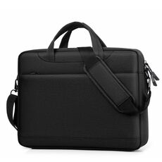 Borsa a tracolla portatile per computer portatile da gioco con airbag a tracolla da 17,3 pollici (nera)