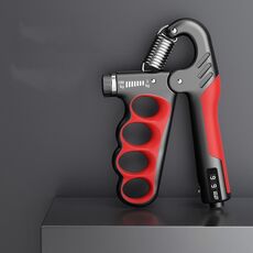 Esercitatore per muscoli del braccio rinforzante per impugnatura regolabile da 5-100 kg, specifiche: contatore meccanico rosso