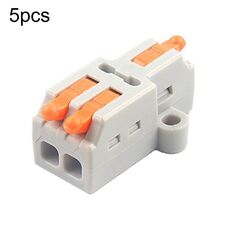 D1-2 Morsettiera a connessione rapida con splitter per collegamento mini filo a pressione (arancione)