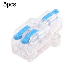 D1-2T Morsettiera a connessione rapida con splitter per collegamento mini cavo a pressione (blu)