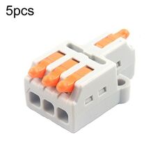 D1-3 Morsettiera a connessione rapida con splitter per collegamento mini filo a pressione (arancione)