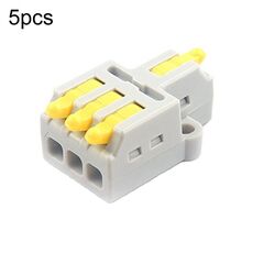 D1-3 Morsettiera a connessione rapida con splitter per collegamento mini filo a pressione (giallo)