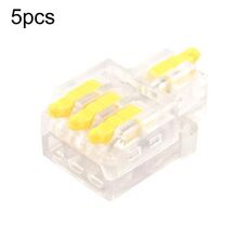 D1-3T Morsettiera a connessione rapida con mini splitter di connessione a cavo di tipo push (giallo)