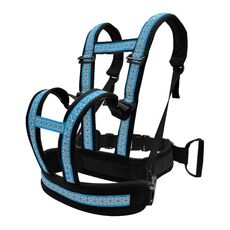 Imbracatura di sicurezza per guida con cinturino anticaduta per bambini, colore: azzurro