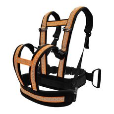 Imbracatura di sicurezza per guida con cinturino anticaduta per bambini, colore: arancione