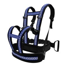 Imbracatura di sicurezza per guida con cinturino anticaduta per bambini, colore: blu scuro