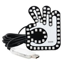Luce interattiva per auto, luce multifunzionale, anti-collisione posteriore (OK)