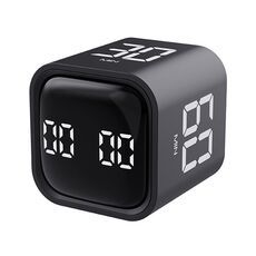 F4 Studio Timer Cucina Cottura Conto alla rovescia Promemoria Sveglia digitale multifunzionale (Nero)