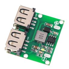 Modulo di ricarica regolatore buck con doppia uscita USB da 9 V / 12 V / 24 V a 5 V 3 A DC-DC