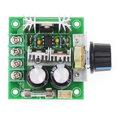 Interruttore di velocità continuo PWM regolatore di velocità motore CC 12V-40V 10A, stile: con supporto