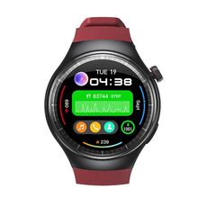 UNIWA DM80 1,43 pollici IP67 impermeabile Android 8.1 Smart Watch Supporto rete 4G / WiFi / GPS / NFC (Rosso)