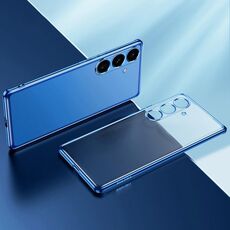 Per Samsung Galaxy S24+ 5G SULADA Custodia per telefono in TPU satinato galvanico (blu)