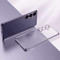 Per Samsung Galaxy S24+ 5G SULADA Custodia per telefono in TPU satinato galvanico (viola)