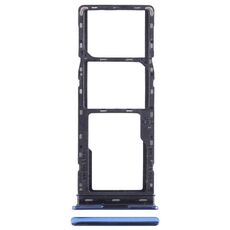 Per Tecno Spark 10 Vassoio scheda SIM + Vassoio scheda SIM + Vassoio scheda Micro SD (Blu)